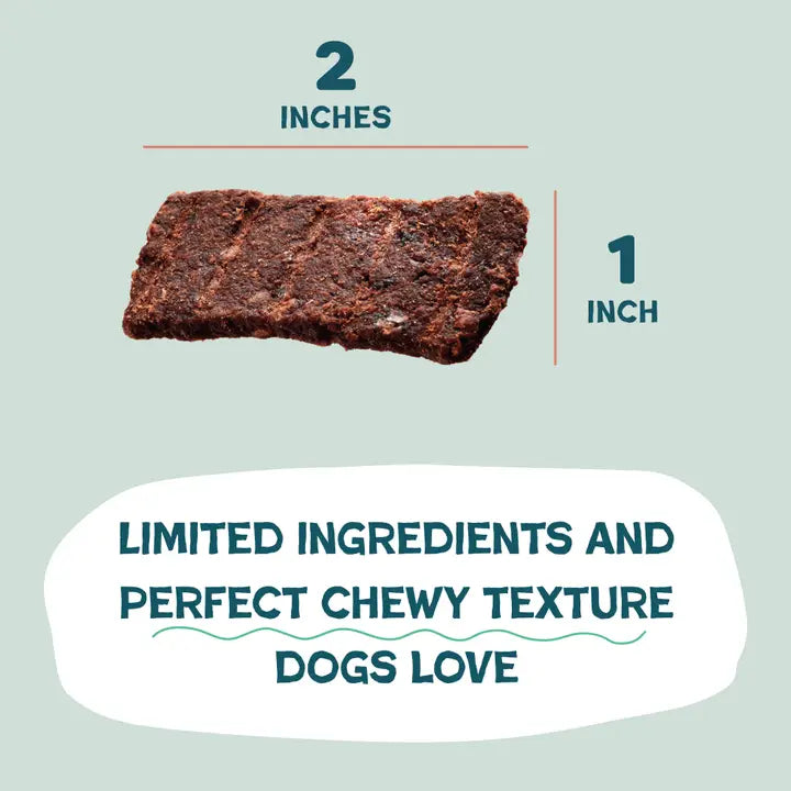 Salmon Loves Butternut Jerky Dog Treats