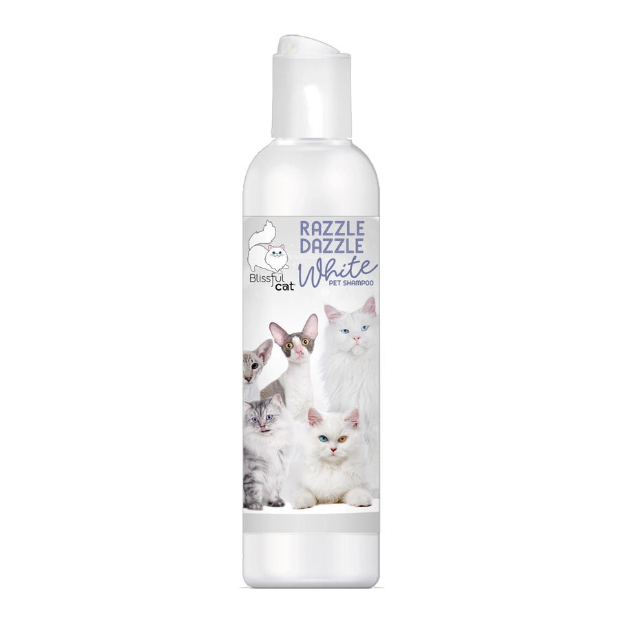 The Blissful Cat Razzle Dazzle White Cat Shampoo