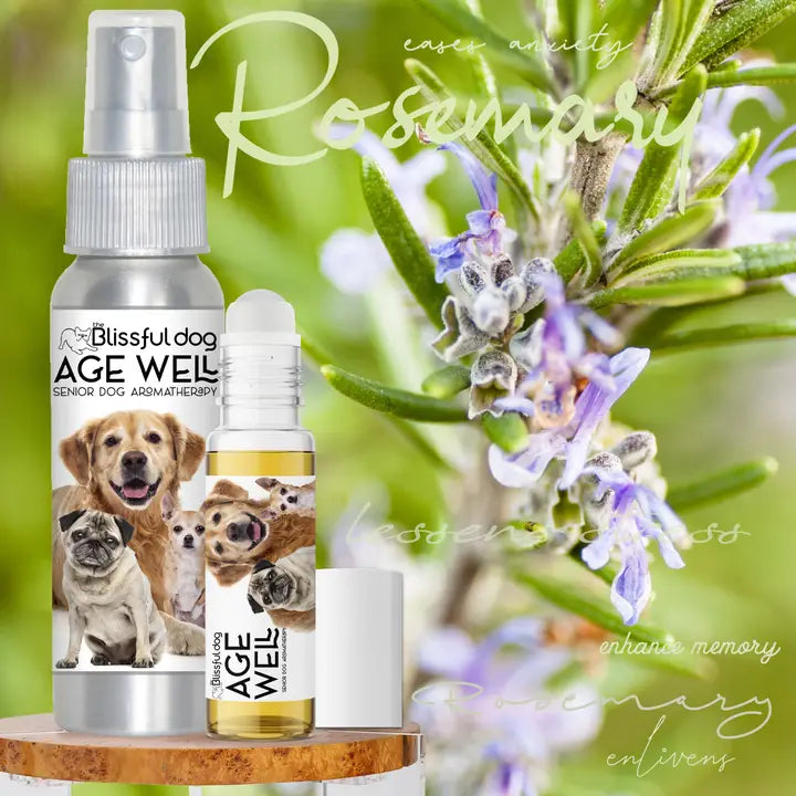Age Well Dog Aromatherapy Calming & Grounding Spray & Rollon