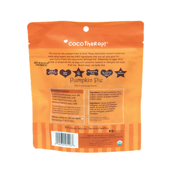 Coco-Charms Training Treats – Pumpkin Pie