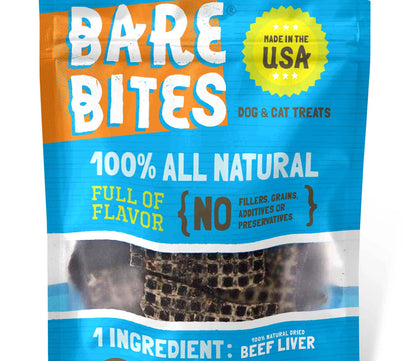 Bare Bites - 6 oz. Bare Bites Beef Liver Treats Stand Up Pouch - Item # 2
