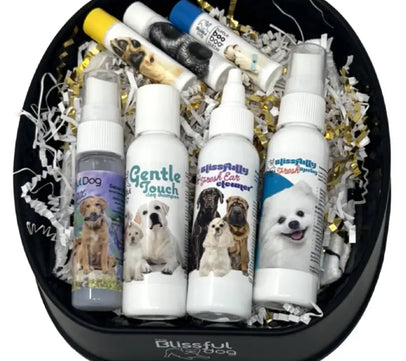 The Blissful Dog Care Kit Combo, Shampoo, Sprays and Butters