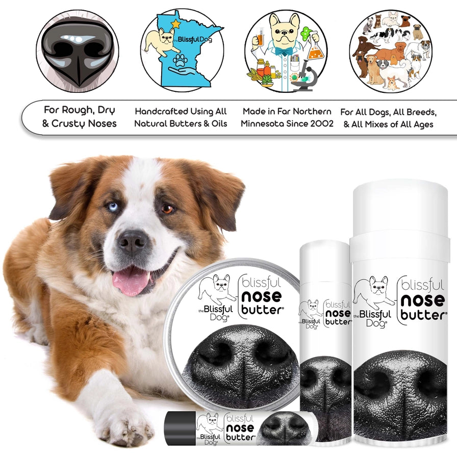 Nose Butter For Rough, Dry Dog Noses in Tins & Tubes