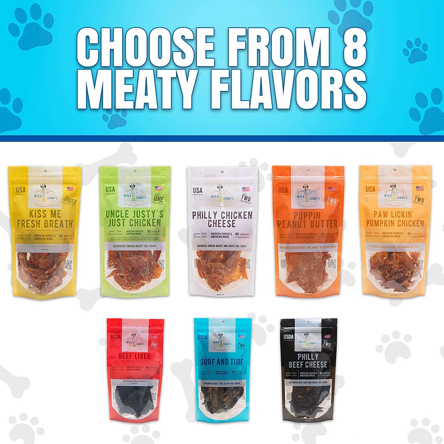 Mika and Sammy's Gourmet Pet Treats - Surf & Turf: 5oz Bag