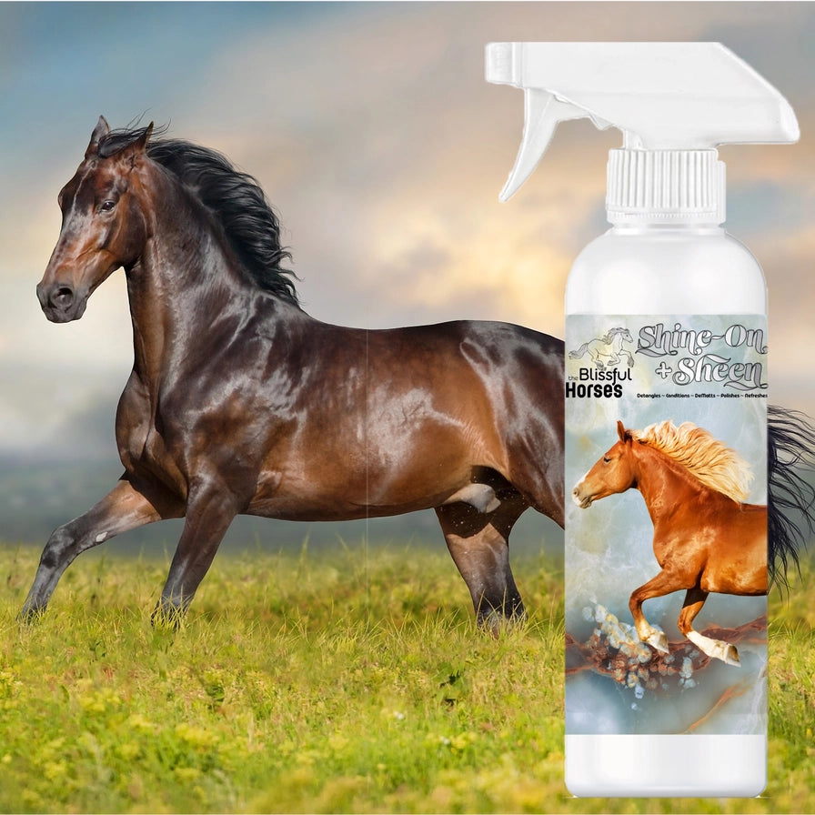 The Blissful Horse Shine-On+Sheen Coat Spray