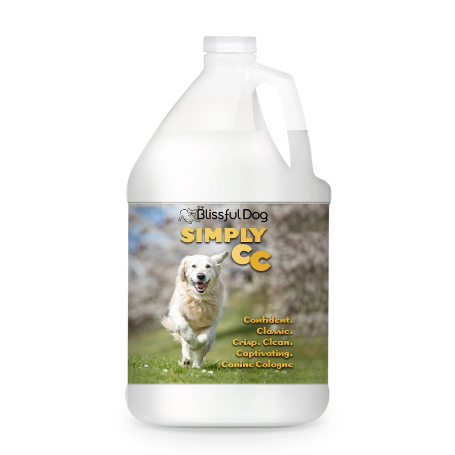 Simply Cc Dog Cologne | Crisp, Clean, Classic | Gallon