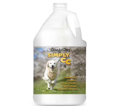 Simply Cc Dog Cologne | Crisp, Clean, Classic | Gallon