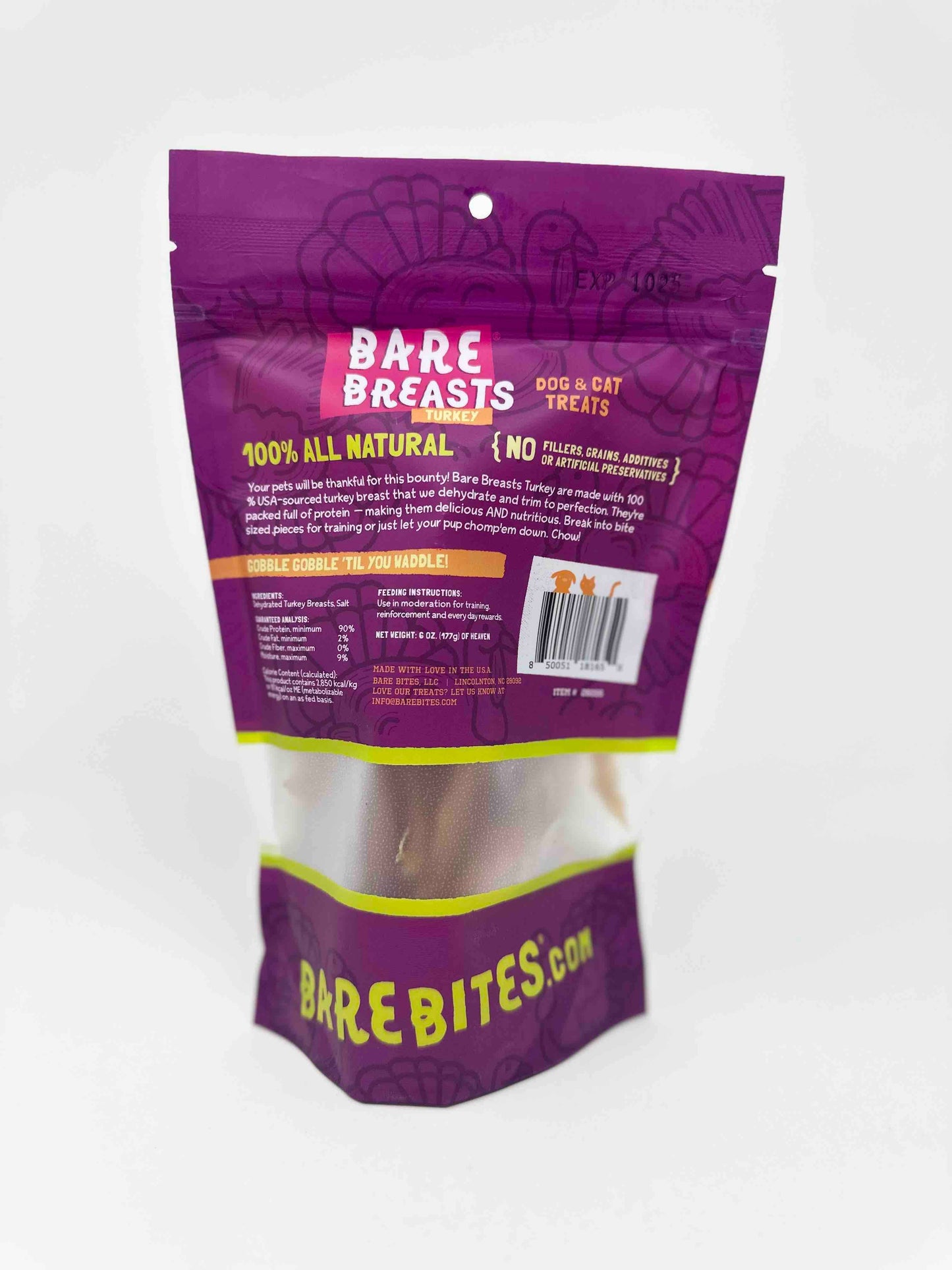 Bare Bites - 6oz. Bare Breasts - TURKEY