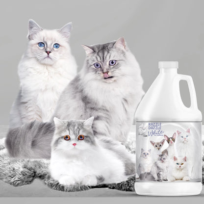 The Blissful Cat Razzle Dazzle White Cat Shampoo - 1 Gallon