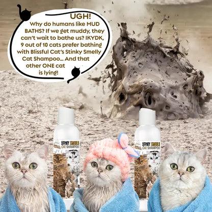 The Blissful Cat Stinky Smelly Cat Shampoo