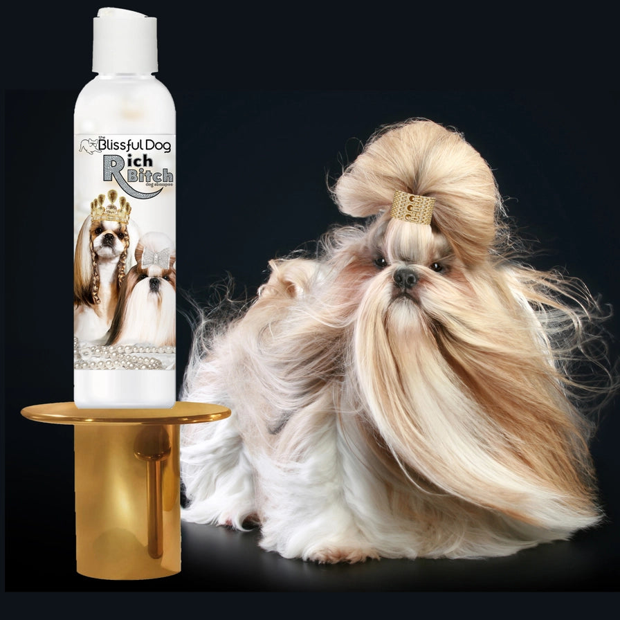 Rich Bitch Dog Shampoo Luxury Diva Dog Cleanser 4, 8 &amp; 16 oz