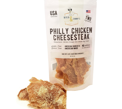 Mika and Sammy's Gourmet Pet Treats - Philly Chicken Cheese: 5oz Bag