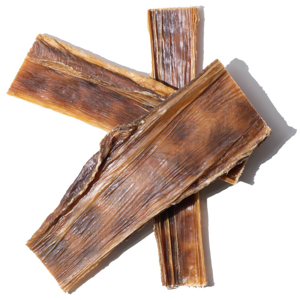 Mika and Sammy's Gourmet Pet Treats - Beef Gullet Taffy: 6"