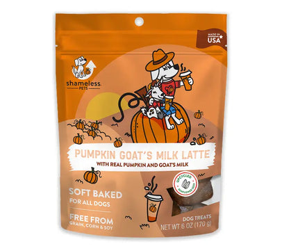 Pumpkin Goat's Milk Latte Soft-Baked Dog Treats