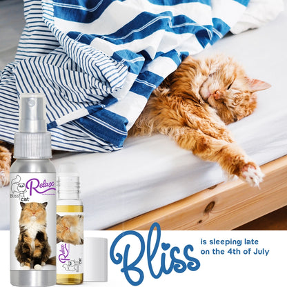 The Blissful Cat Relax Aromatherapy Spray &amp; Roll-On