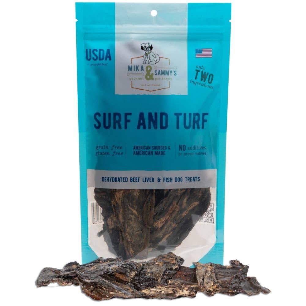 Mika and Sammy's Gourmet Pet Treats - Surf & Turf: 5oz Bag