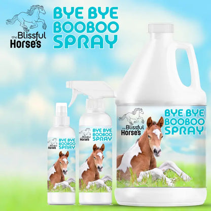 The Blissful Horses Bye Bye Boo Boo Spray - 16 Ounce