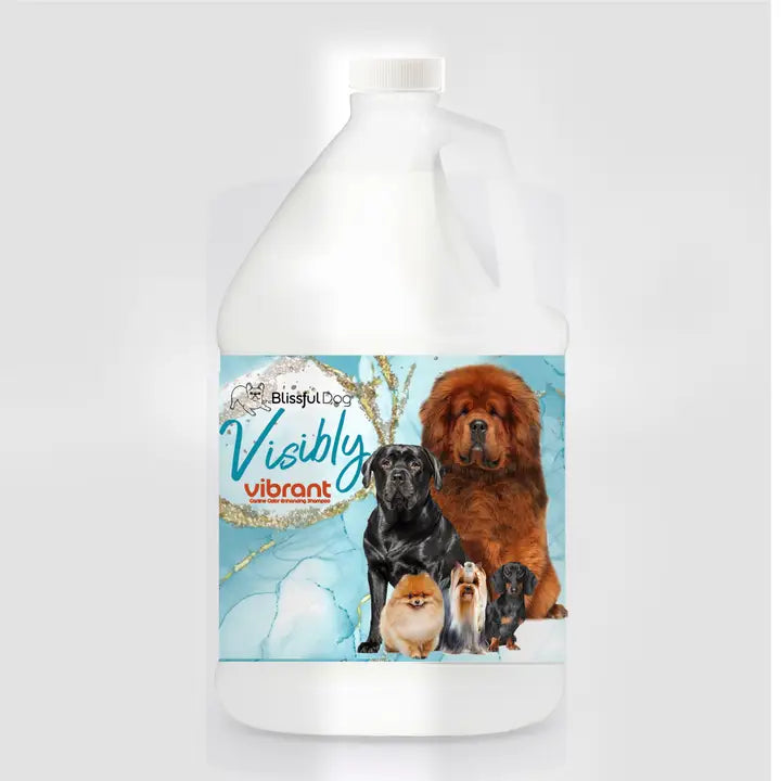 Visibly Vibrant Dog Shampoo For Color Enhancing 1 Gallon