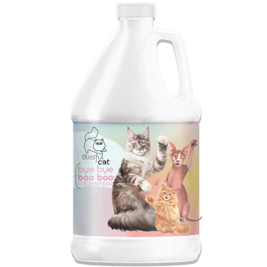 The Blissful Cat Bye Bye Boo Boo Cat Shampoo - 1 Gallon