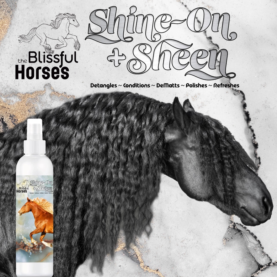 The Blissful Horse Shine-On+Sheen Coat Spray