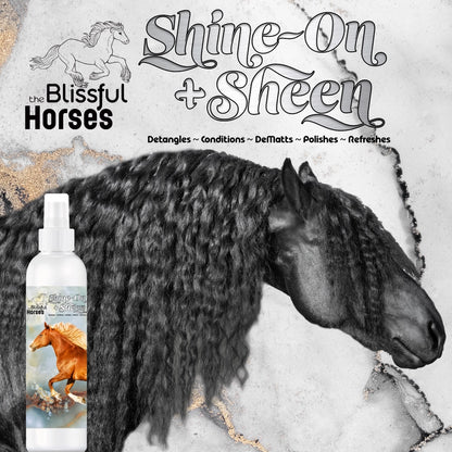 The Blissful Horse Shine-On+Sheen Coat Spray