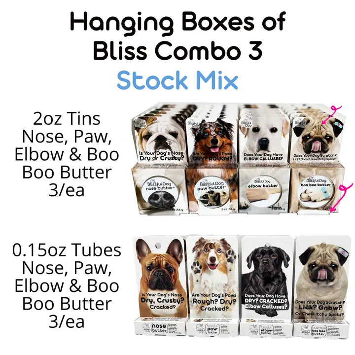 Hanging Boxes of Bliss Combo 3 - Mix of Tins &amp; Tubes