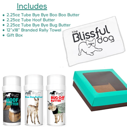 The Blissful Horses Gift Box - Boo Boo, Hoof and Bug Butters