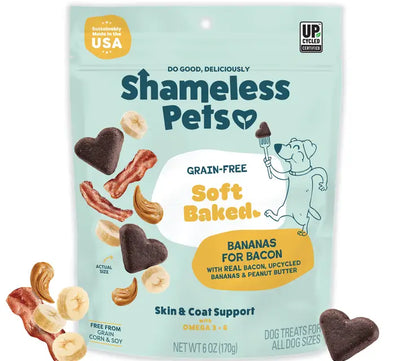Bananas For Bacon Soft Baked Dog Treats