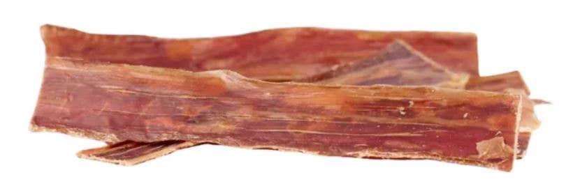 Willy's Wags Natural Pet Treats - Beef Jerky - 6 Inch Gullet Flats