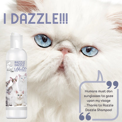 The Blissful Cat Razzle Dazzle White Cat Shampoo