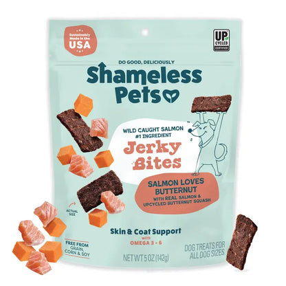 Salmon Loves Butternut Jerky Dog Treats