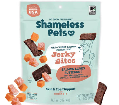 Salmon Loves Butternut Jerky Dog Treats
