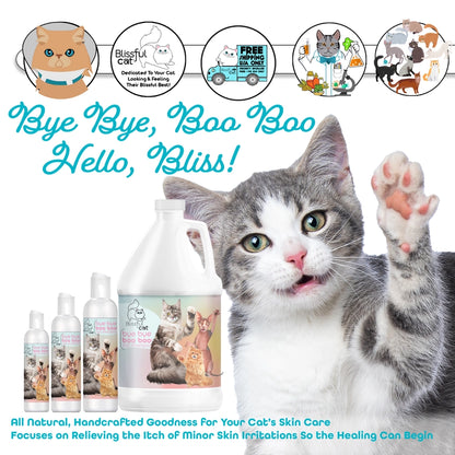 The Blissful Cat Bye Bye Boo Boo Cat Shampoo - 1 Gallon