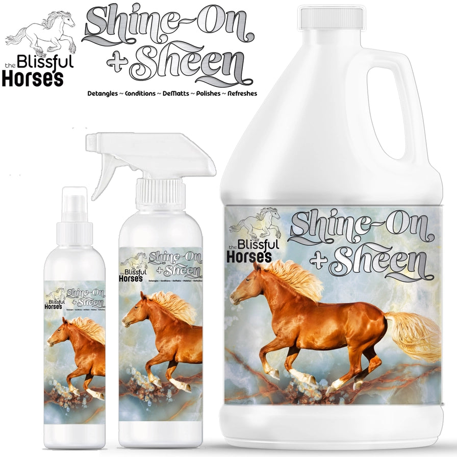 The Blissful Horse Shine-On+Sheen Coat Spray