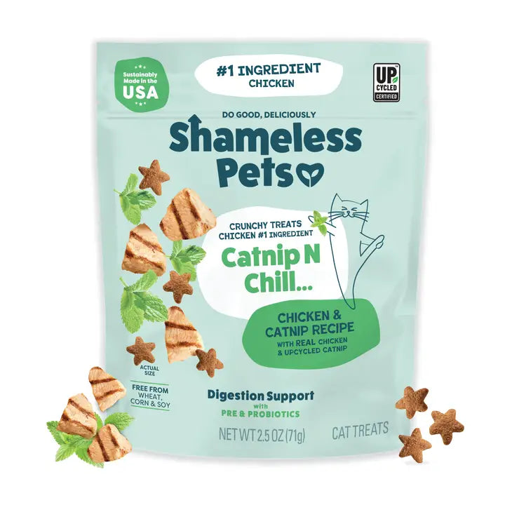 Shameless Pets - Catnip N Chill Crunchy Cat Treats