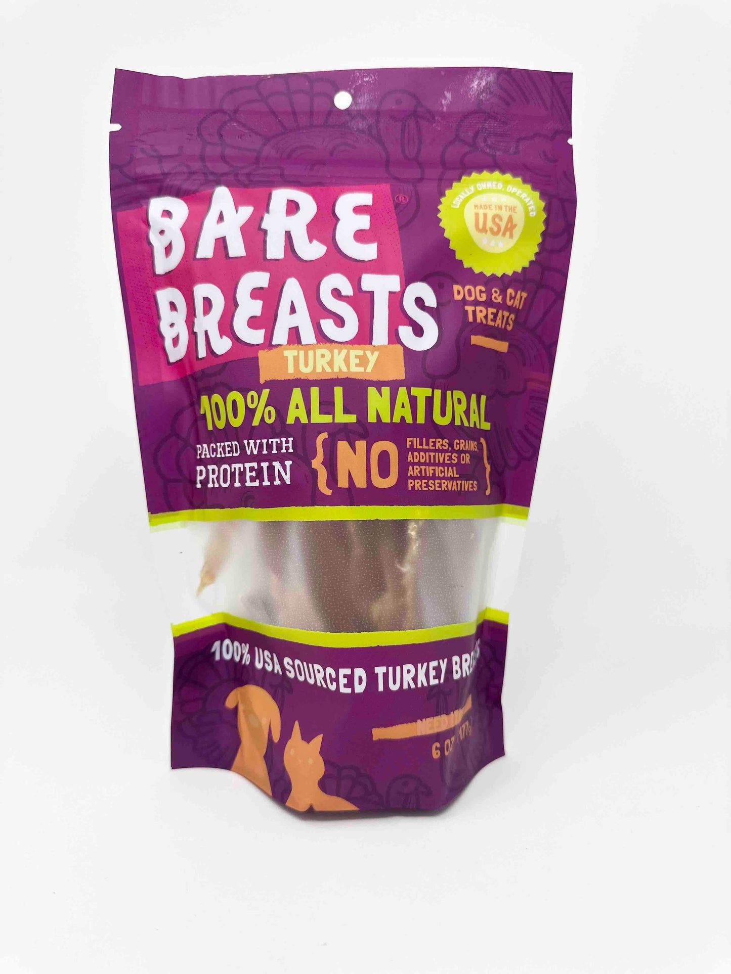 Bare Bites - 6oz. Bare Breasts - TURKEY