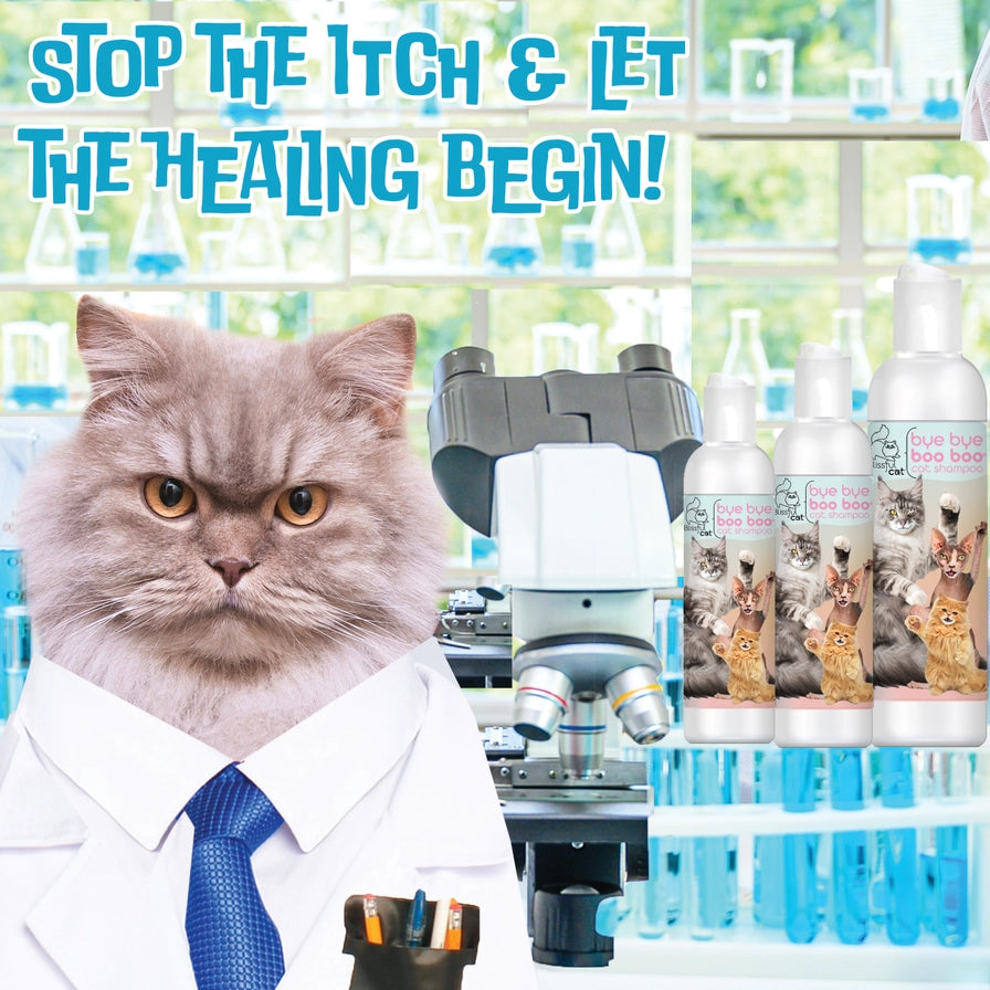 The Blissful Cat Bye Bye Boo Boo Cat Shampoo - 1 Gallon