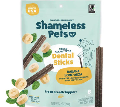 Banana Bone-Anza Dental Sticks Dog Treats