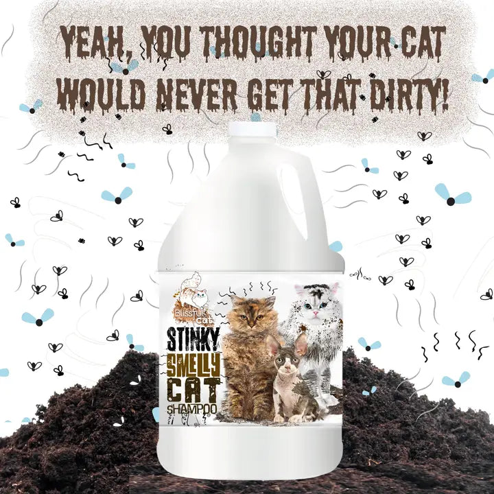The Blissful Cat Stinky Smelly Cat Shampoo - 1 Gallon