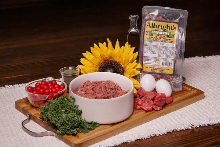 Albright's Raw All-Beef Dog Food