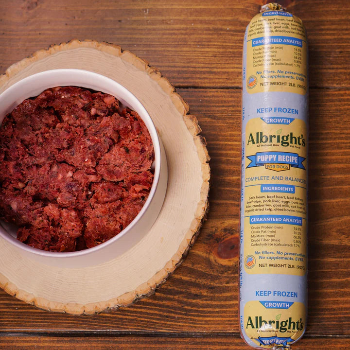 Albright's Raw PUPPY MIX Recipe