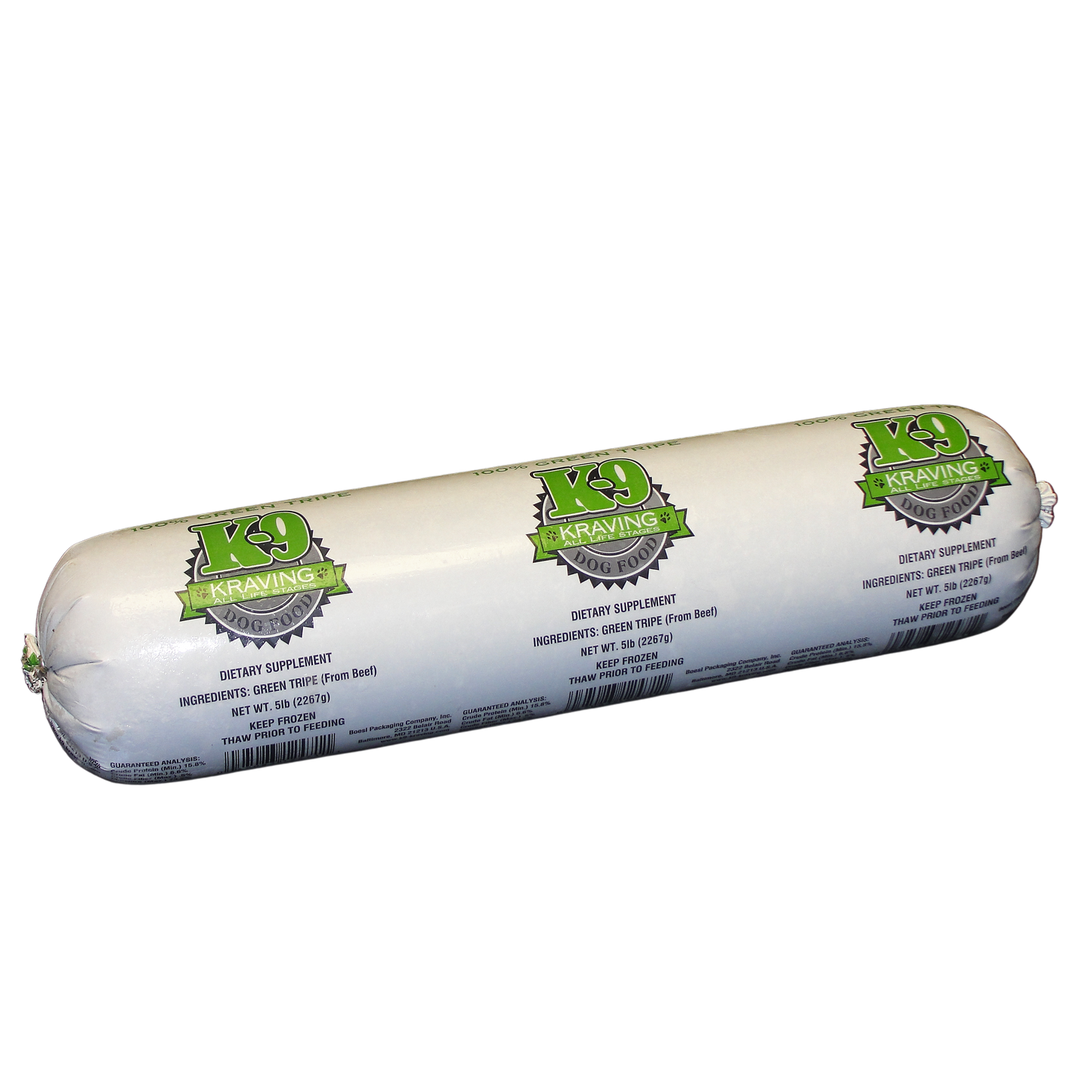 K-9 Kraving 100% Green Tripe