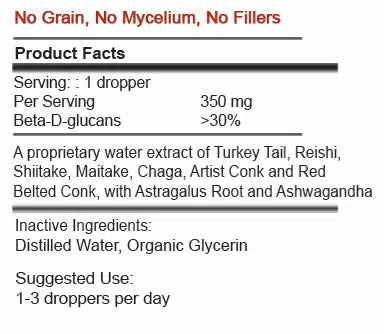 Vitality by MycoDog Mushroom Extract & Adaptogen Tincture