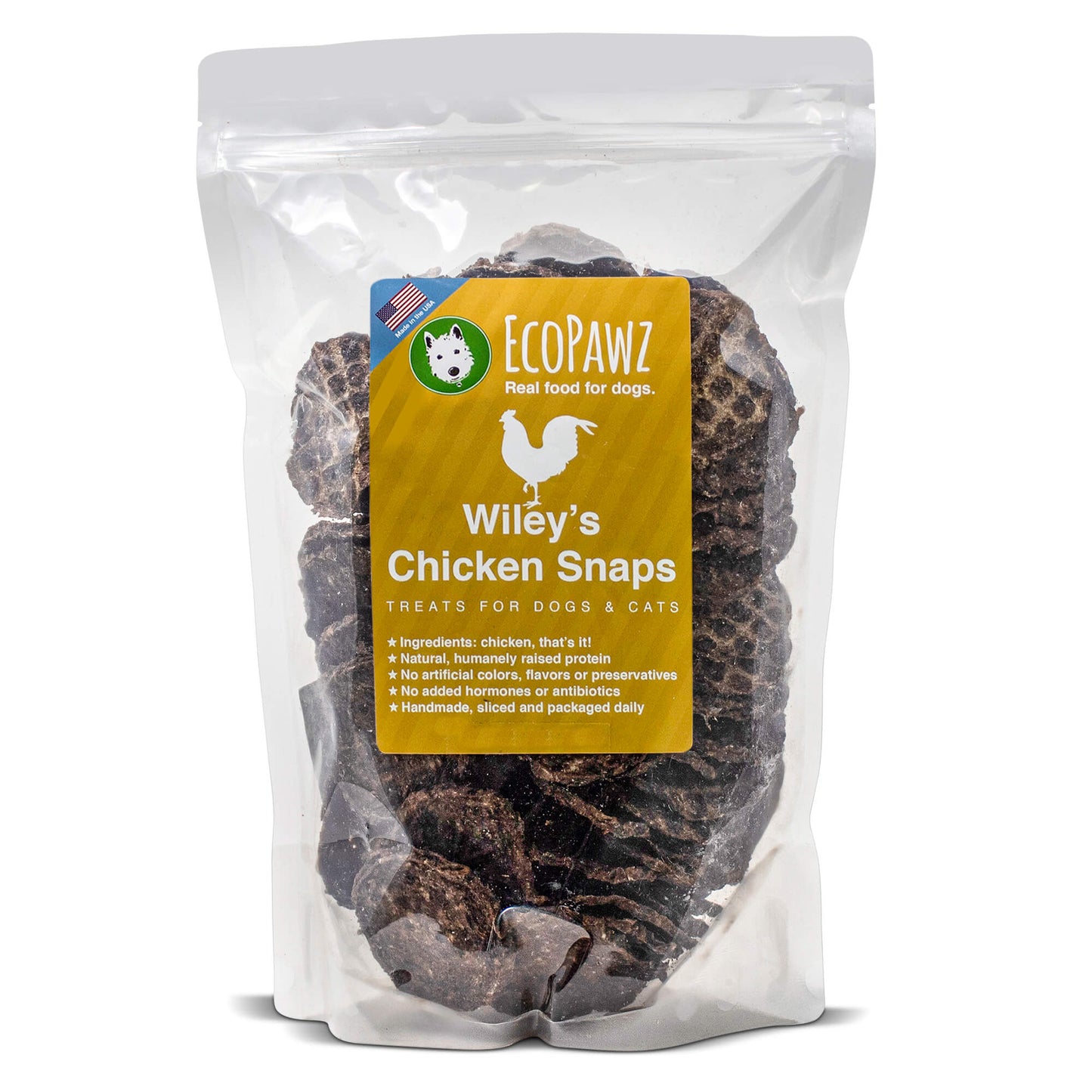 Ecopawz - Wiley’s Chicken Snaps - 4 oz. Bag