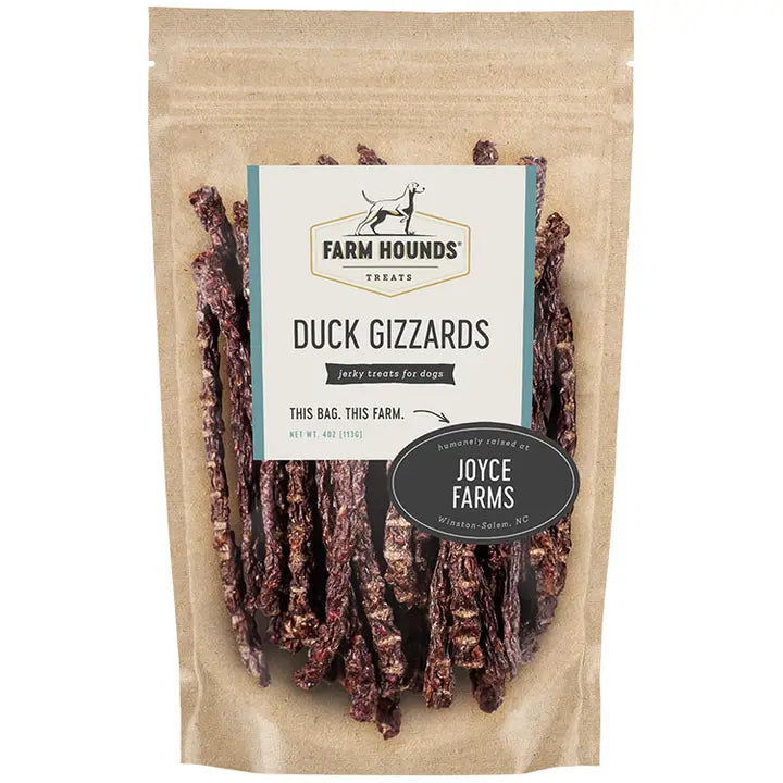 Farm Hound -Duck Gizzards -  4oz Pouch
