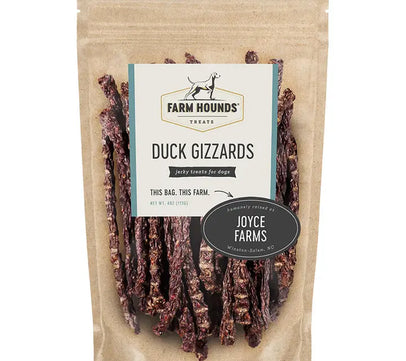 Farm Hound -Duck Gizzards -  4oz Pouch