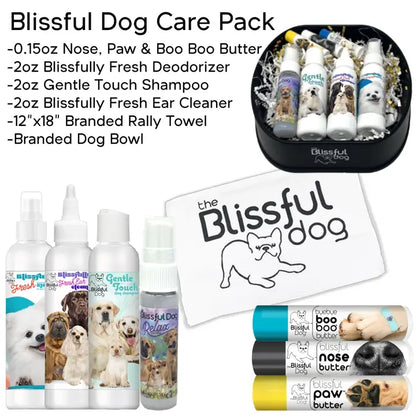 The Blissful Dog Care Kit Combo, Shampoo, Sprays and Butters