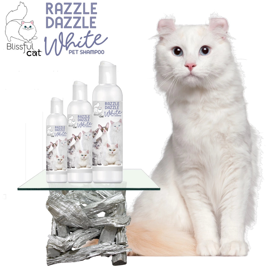 The Blissful Cat Razzle Dazzle White Cat Shampoo
