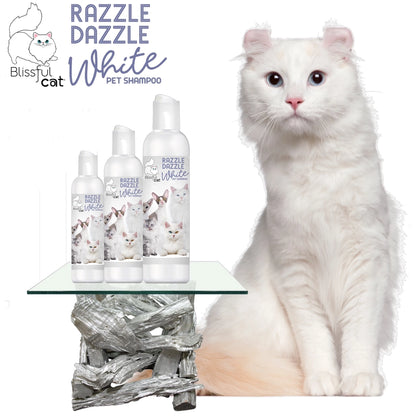 The Blissful Cat Razzle Dazzle White Cat Shampoo