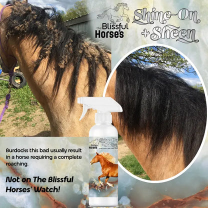 The Blissful Horses Shine-On! + Sheen Coat Spray 1 Gallon